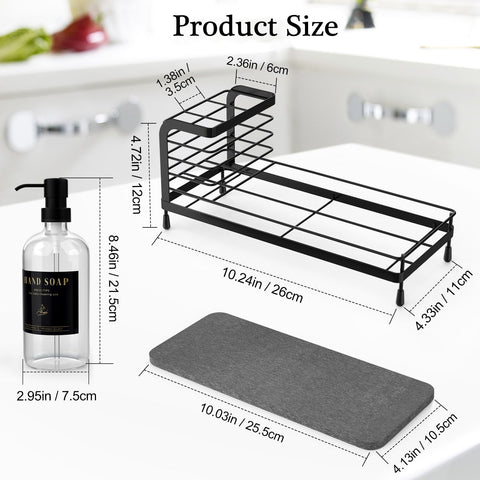 Luxspire organizador-lavabo-cocina-compacto ideal para espacios pequeños.