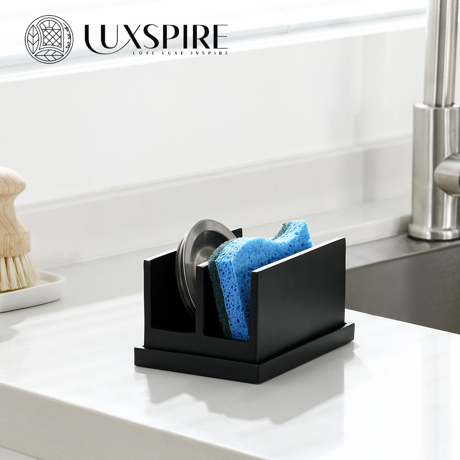 Luxspire portaesponjas acepta esponjas de distintos tamaños