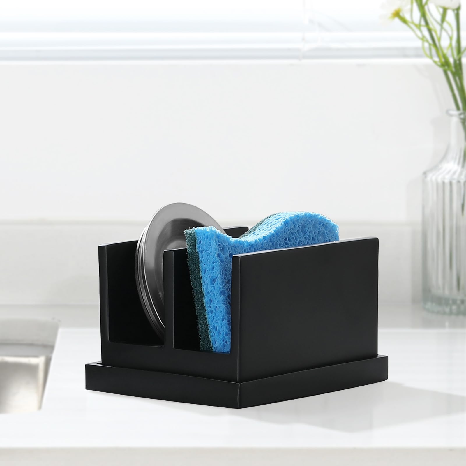 Luxspire portaesponjas secado rápido con ventilación lateral