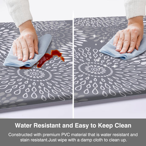 LuxStep alfombra de cocina uso versátil sobre azulejos, madera y cerámica.