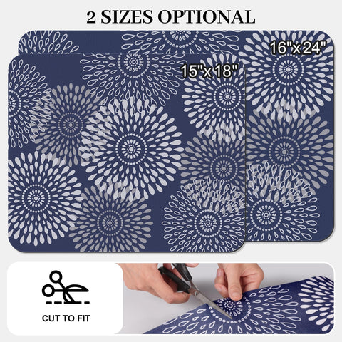LuxStep base de goma antideslizante mantiene estable la alfombrilla.