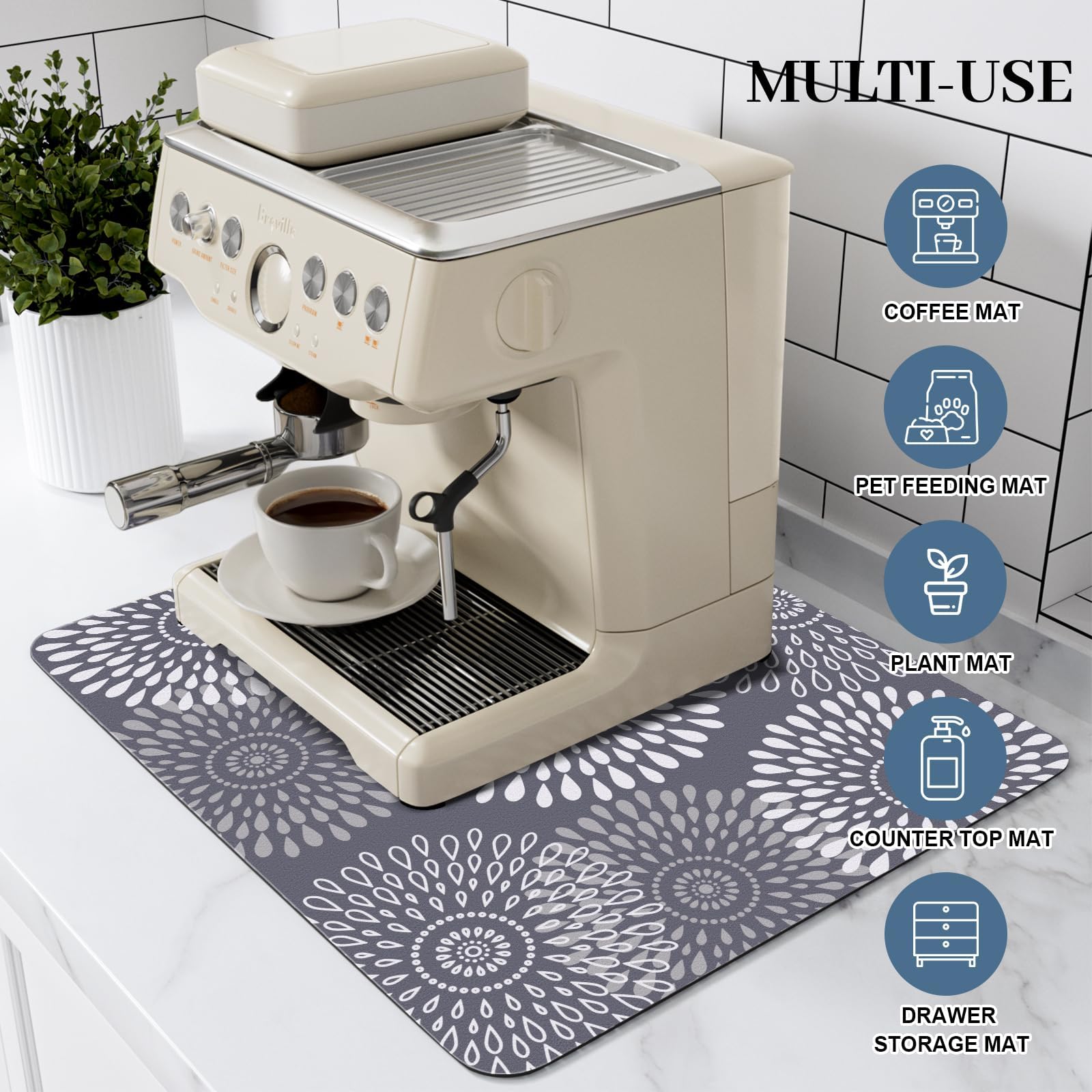 LuxStep diseño único con cuatro colores para decorar la cocina.