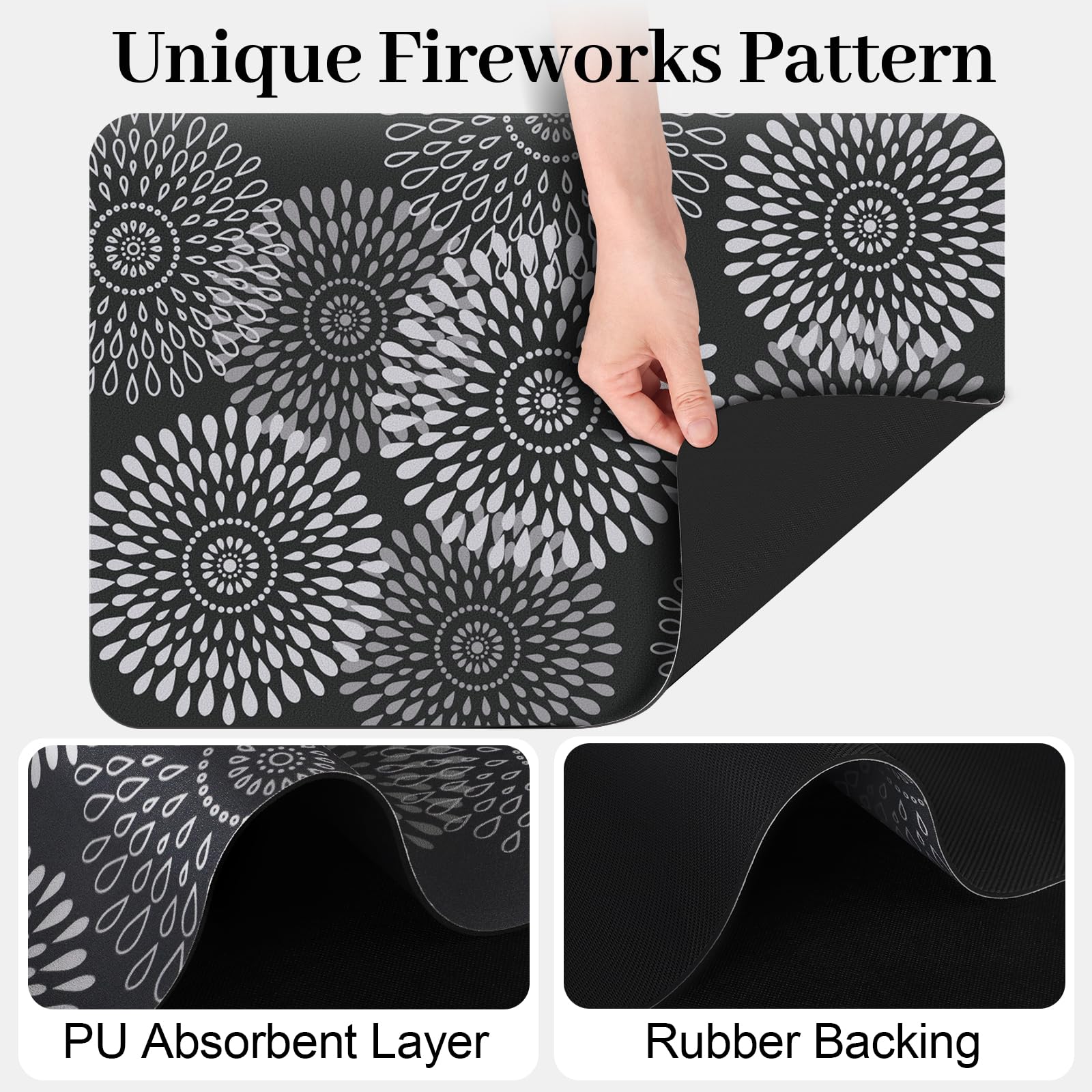 LuxStep alfombrilla fácil de limpiar, apta para agua y mantenimiento rápido.