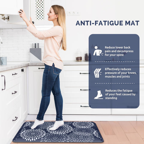 LuxStep alfombra de cocina, cómodo soporte junto al fregadero.