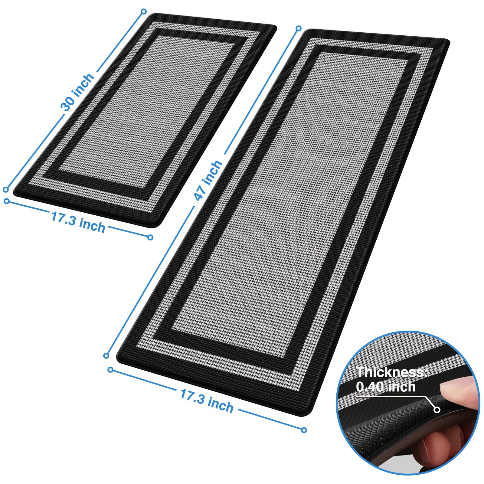 LuxStep tapete cocina impermeable, superficie fácil de limpiar ante derrames.