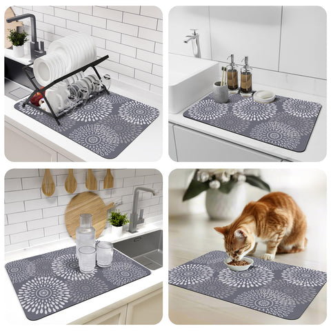 LuxStep tono gris encimera realza la estética de la cocina