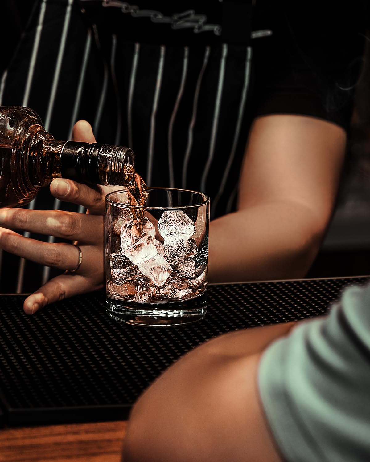 Vasos bajos LUXU para whisky y cócteles cortos 11 oz.