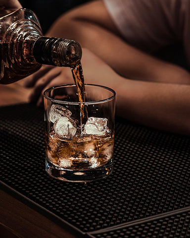 Vasos LUXU de whisky 11 oz para regalo elegante, cristal brillante.