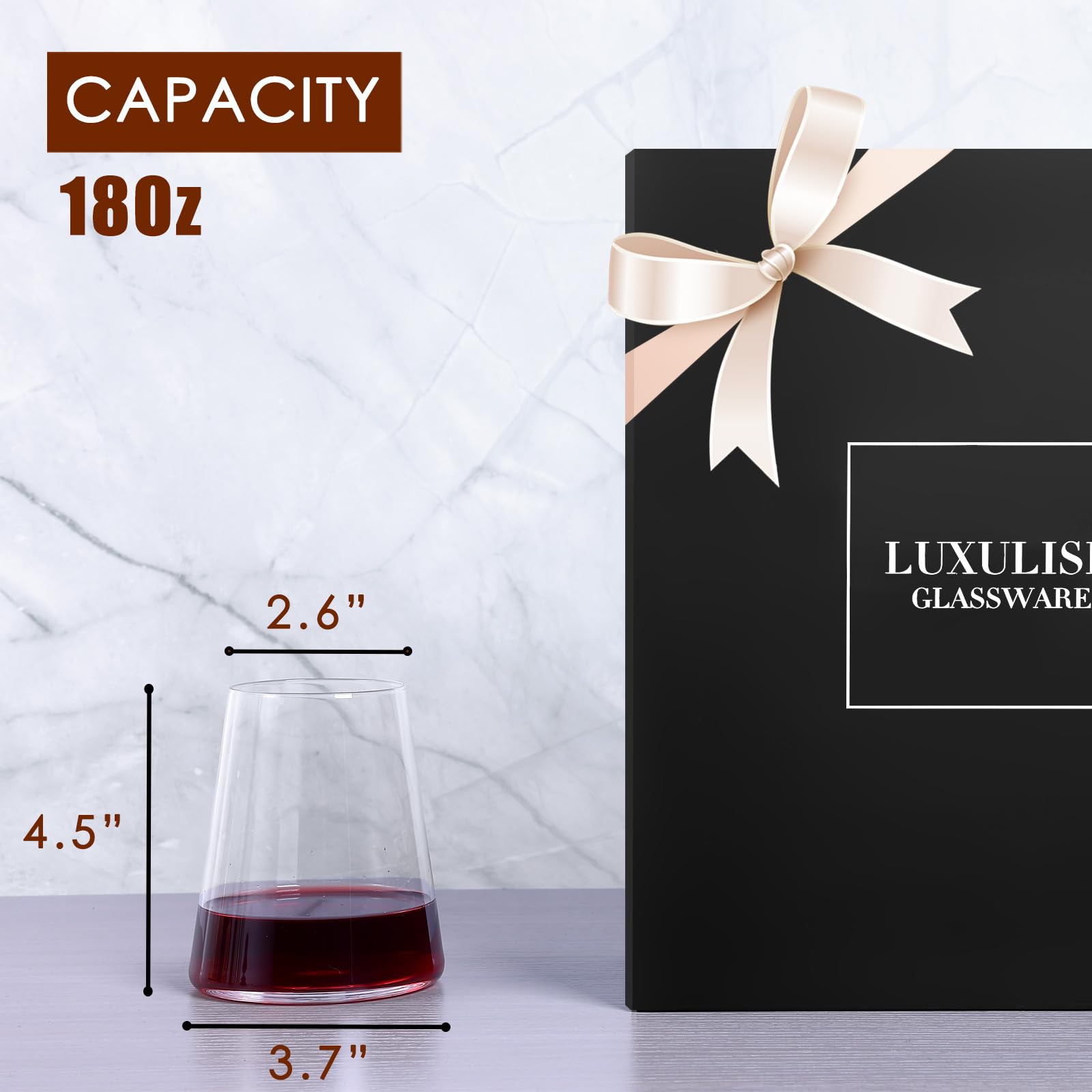 Copa Luxulish para bodas y aniversarios, perfecta para celebraciones.