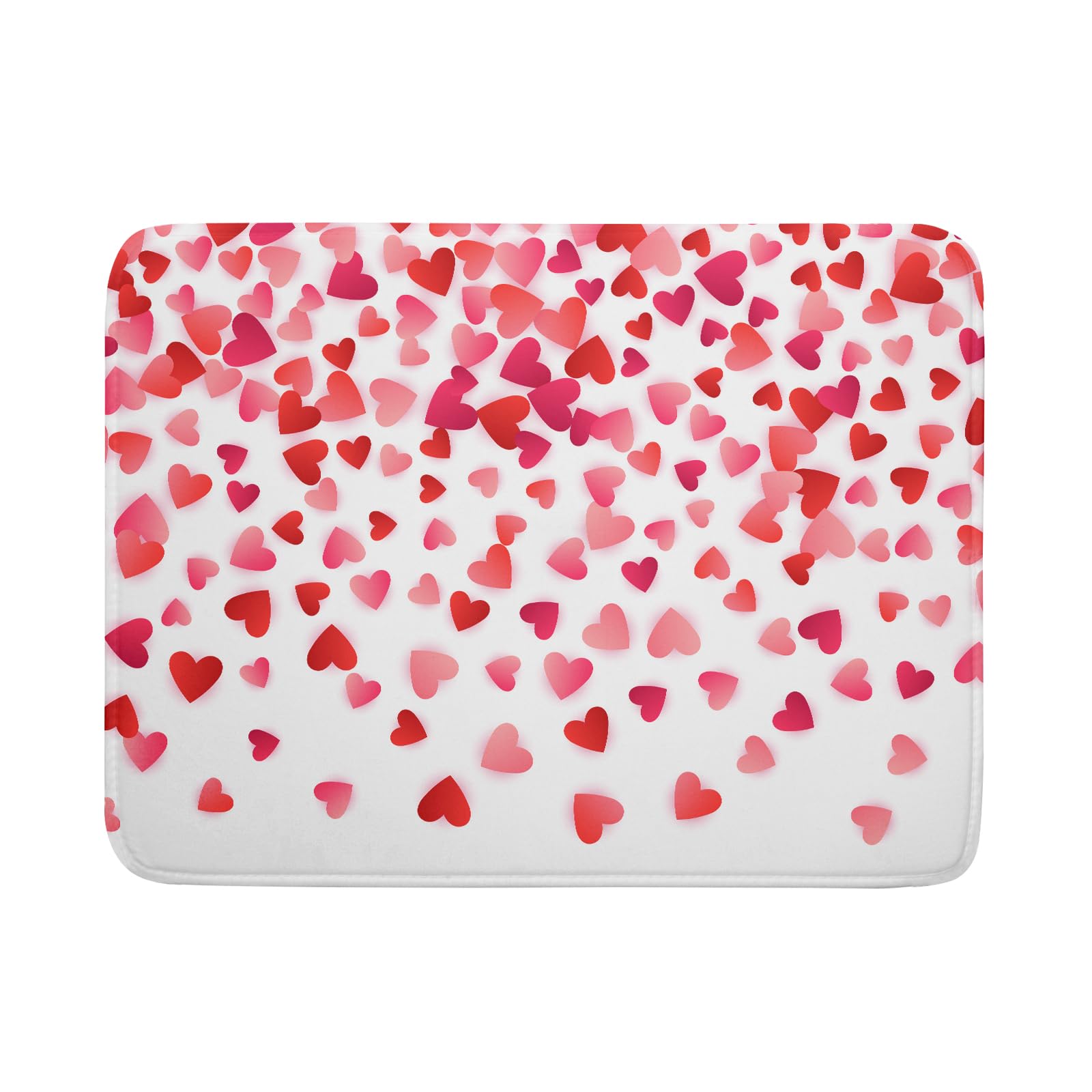 Lvhompro alfombra secado platos corazones 18x24 ideal para mantener la encimera limpia.