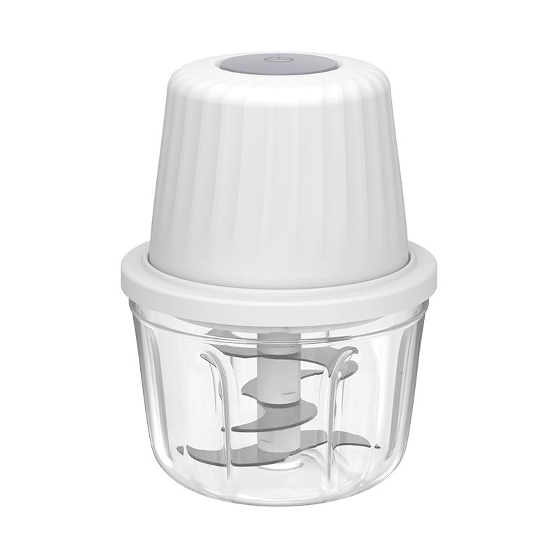 LVSENLIN 450 ml, picadora eléctrica para ajo y especias, picado rápido