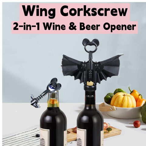 LVSENLIN Bat 2 en 1 abridor cerveza: ideal para fiestas