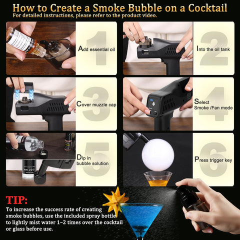 LWRT Kit completo facilita empezar a crear cocteles y tapas con humo