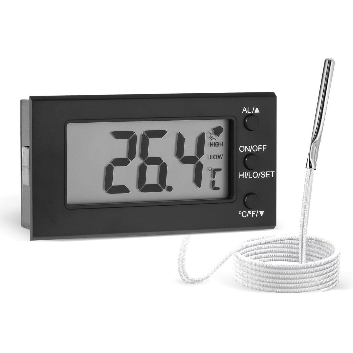 LXSZRPH termómetro de horno digital con pantalla LCD para lectura clara
