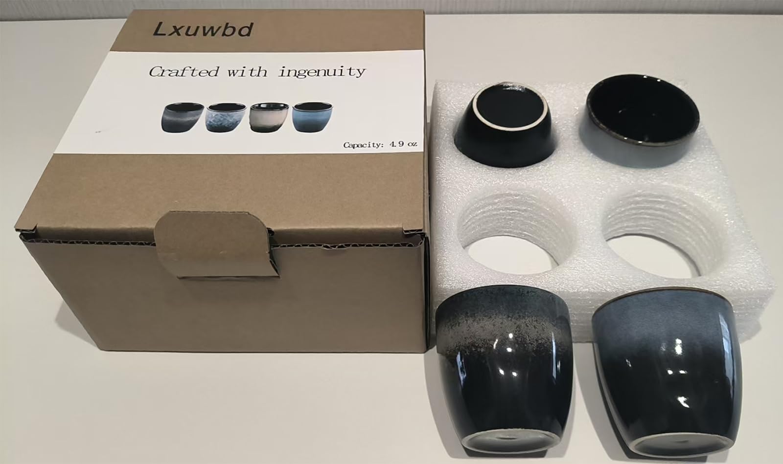 Base antideslizante de la taza Lxuwbd para estabilidad