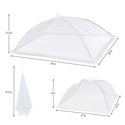 LYDTICK cubiertas de malla 17x17 grande permiten ventilación y frescura.