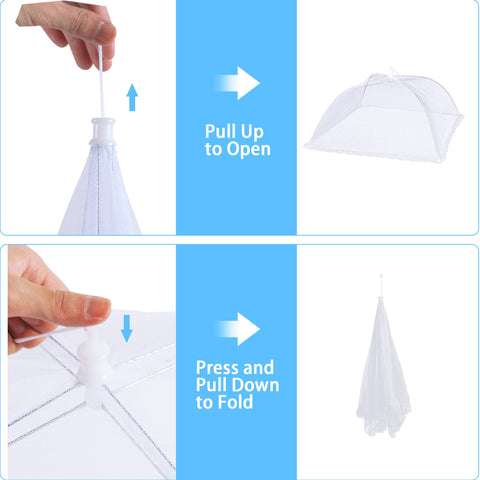 LYDTICK coberturas malla pop-up exterior facilitan servicio al aire libre.