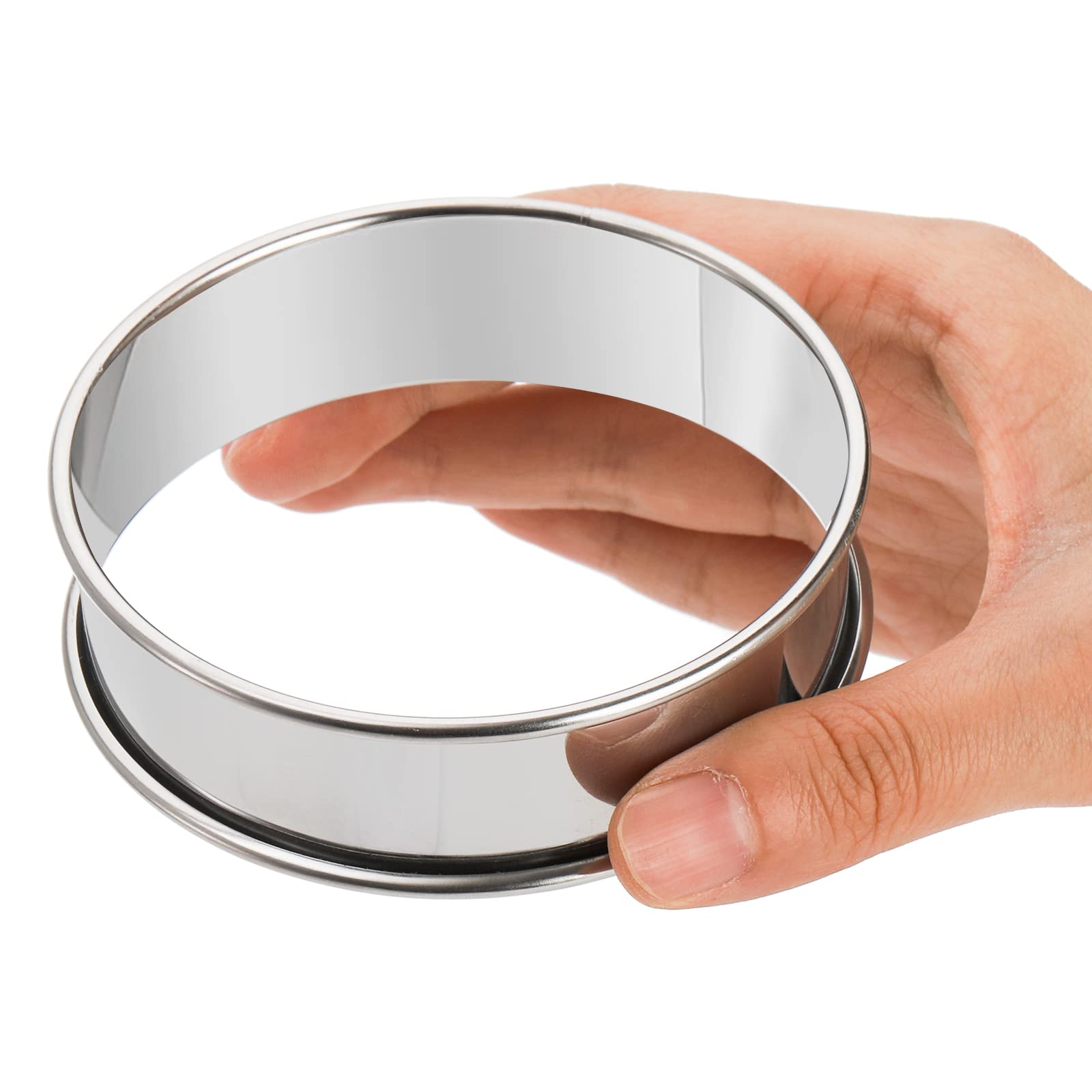 Lyellfe: anillos de acero inoxidable 18/8 resistentes para uso diario en la cocina.