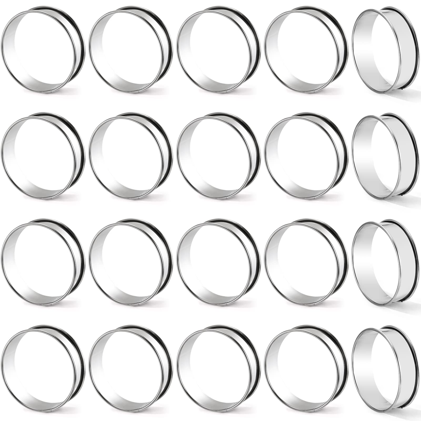 Lyellfe: anillos para desayuno versátiles para dar forma a huevos fritos y sándwiches.
