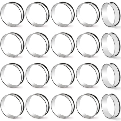 Lyellfe: anillos para desayuno versátiles para dar forma a huevos fritos y sándwiches.