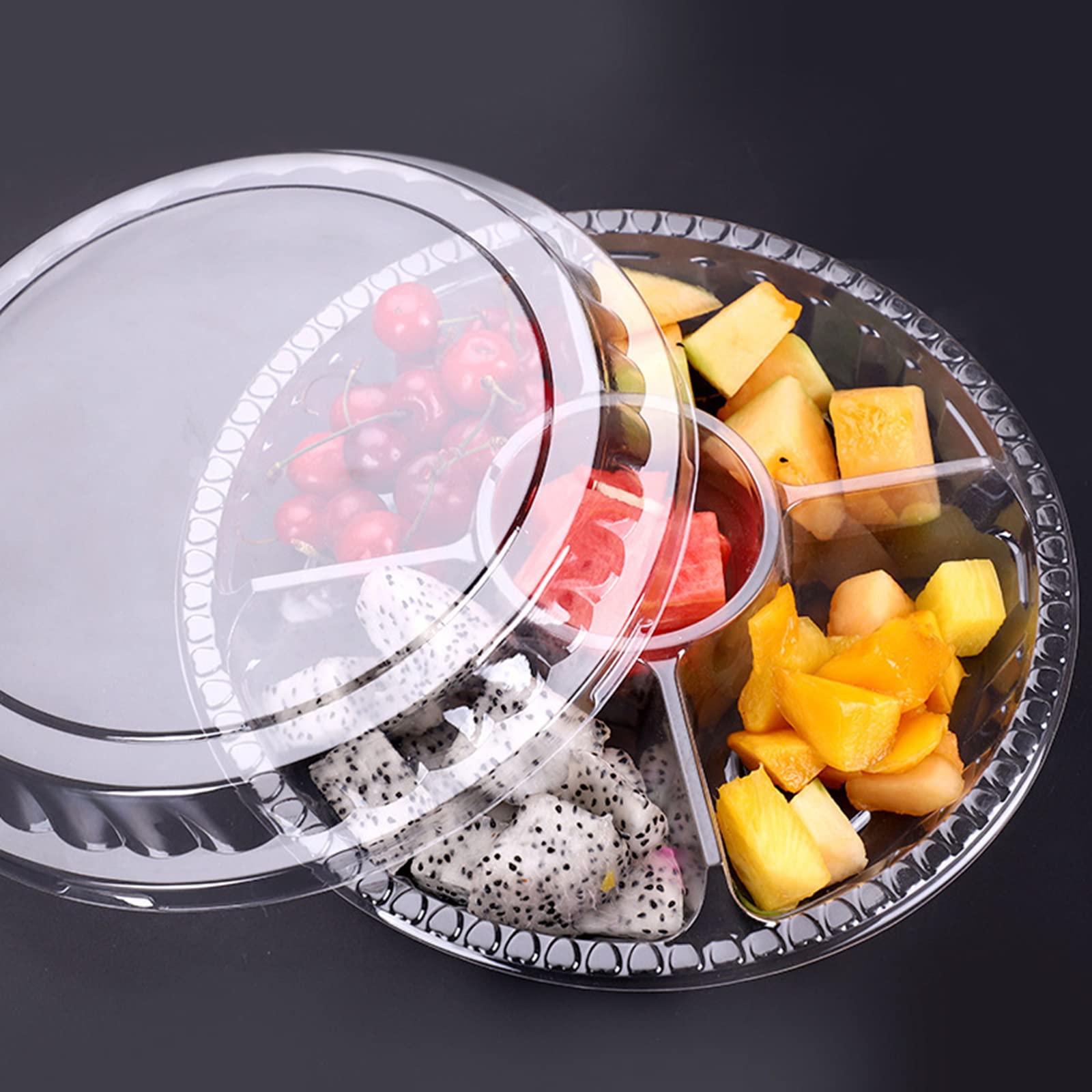 Lyellfe bandeja desechable para eventos y catering, fácil de desechar