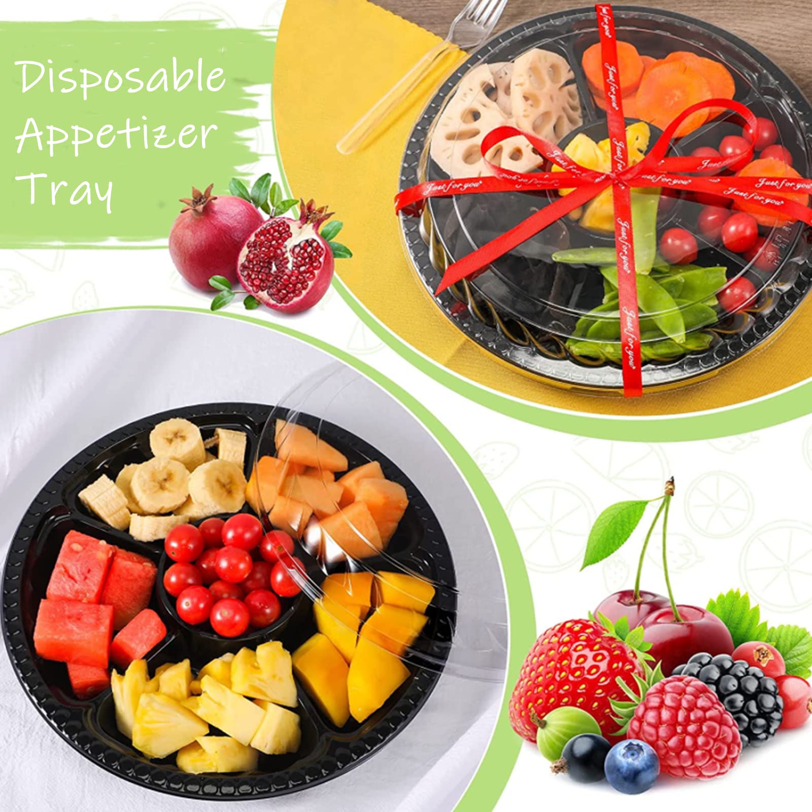 Lyellfe bandeja para picnic y camping ideal para comidas al aire libre.