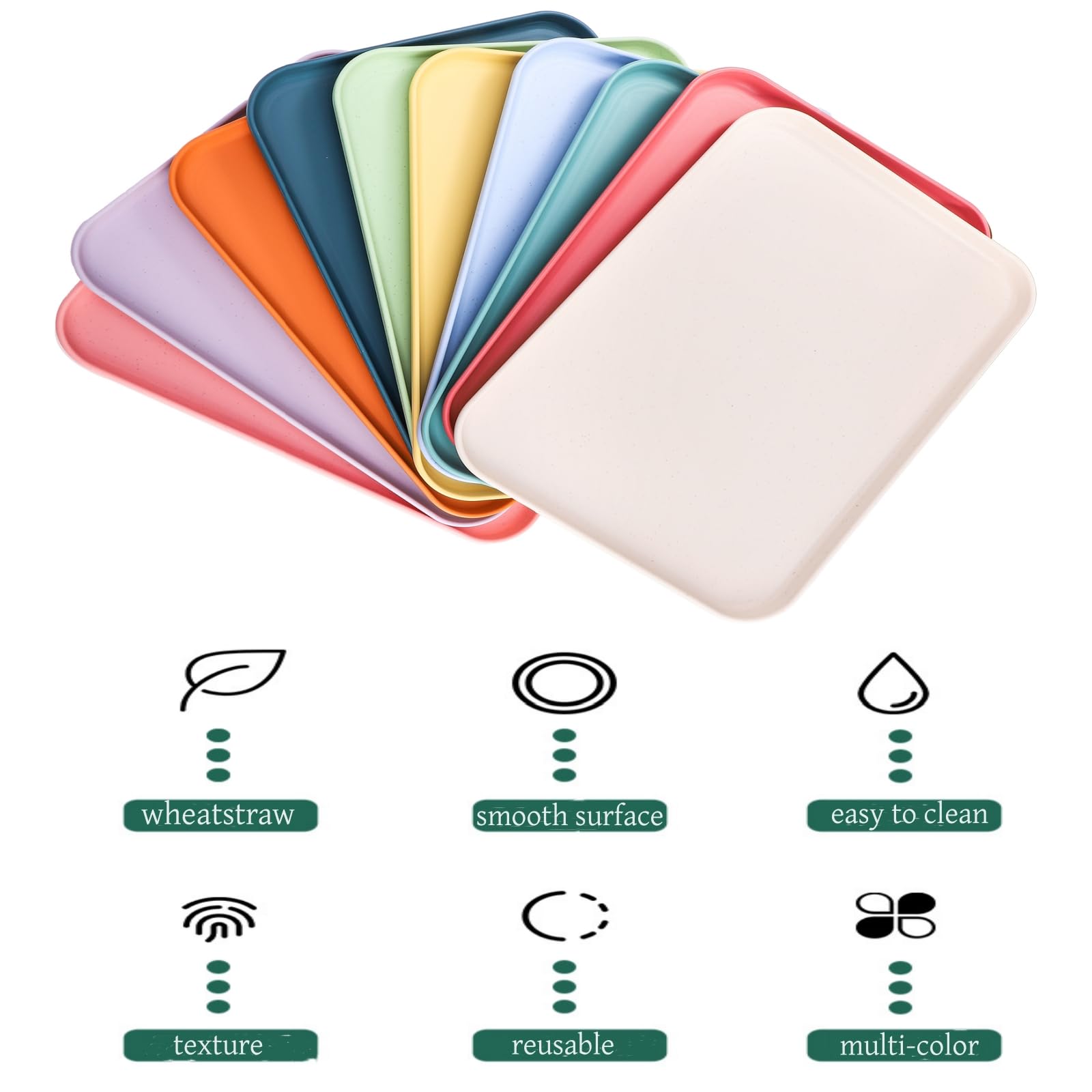 Lyellfe bandejas para manualidades 10-pack: colores vivos para proyectos creativos