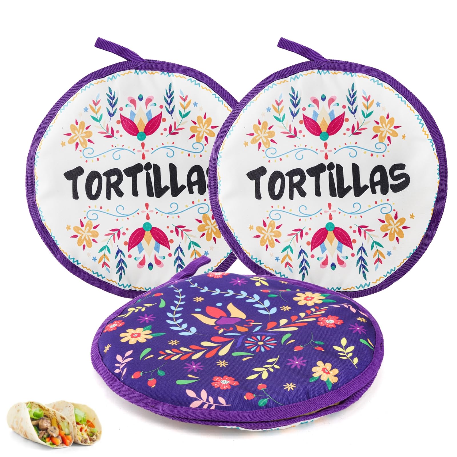 Lyellfe bolsa calentadora 12 pulgadas con diseño decorativo de dos caras para servir.