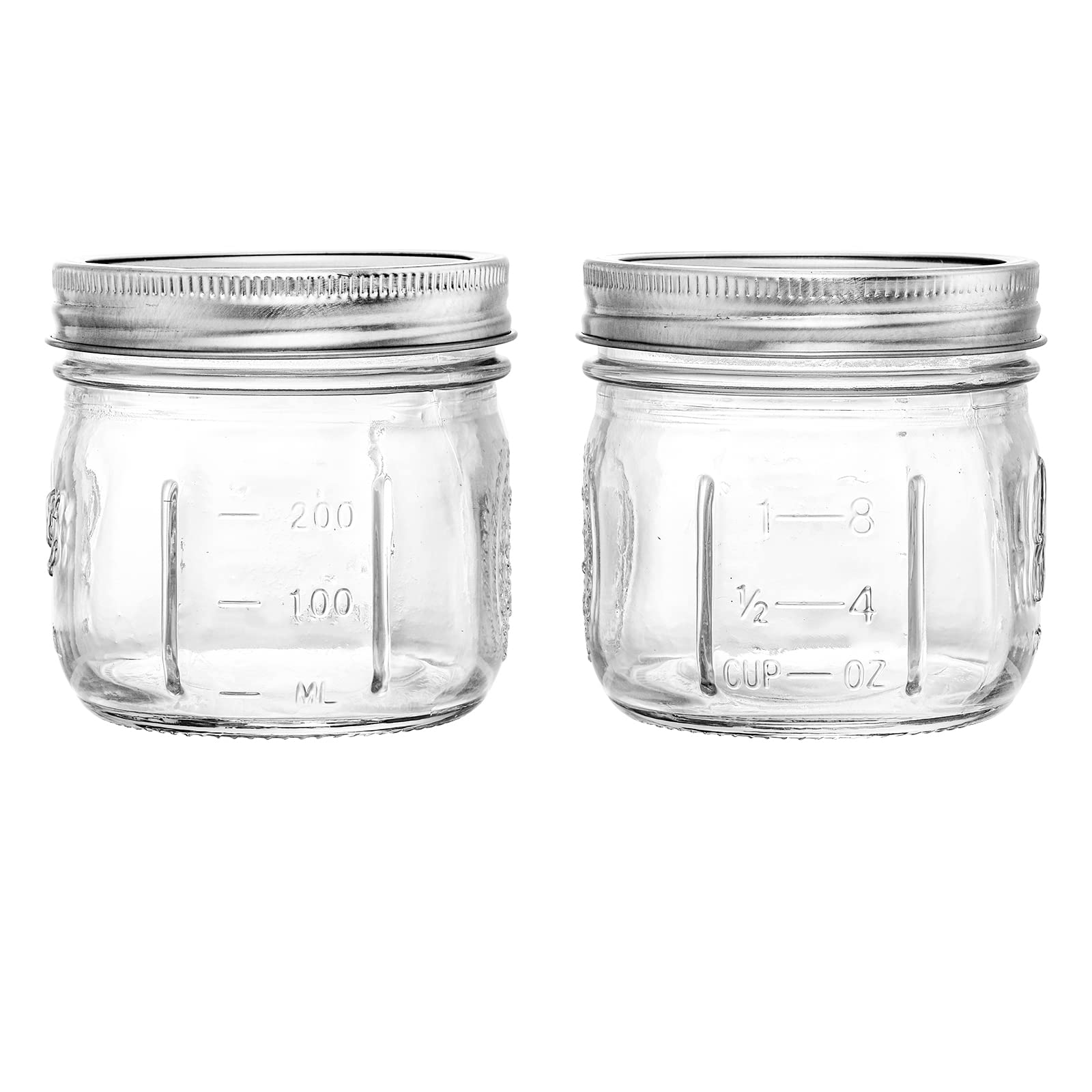 Lyellfe frascos mason regalo para bodas 12 oz, ideal para favores.
