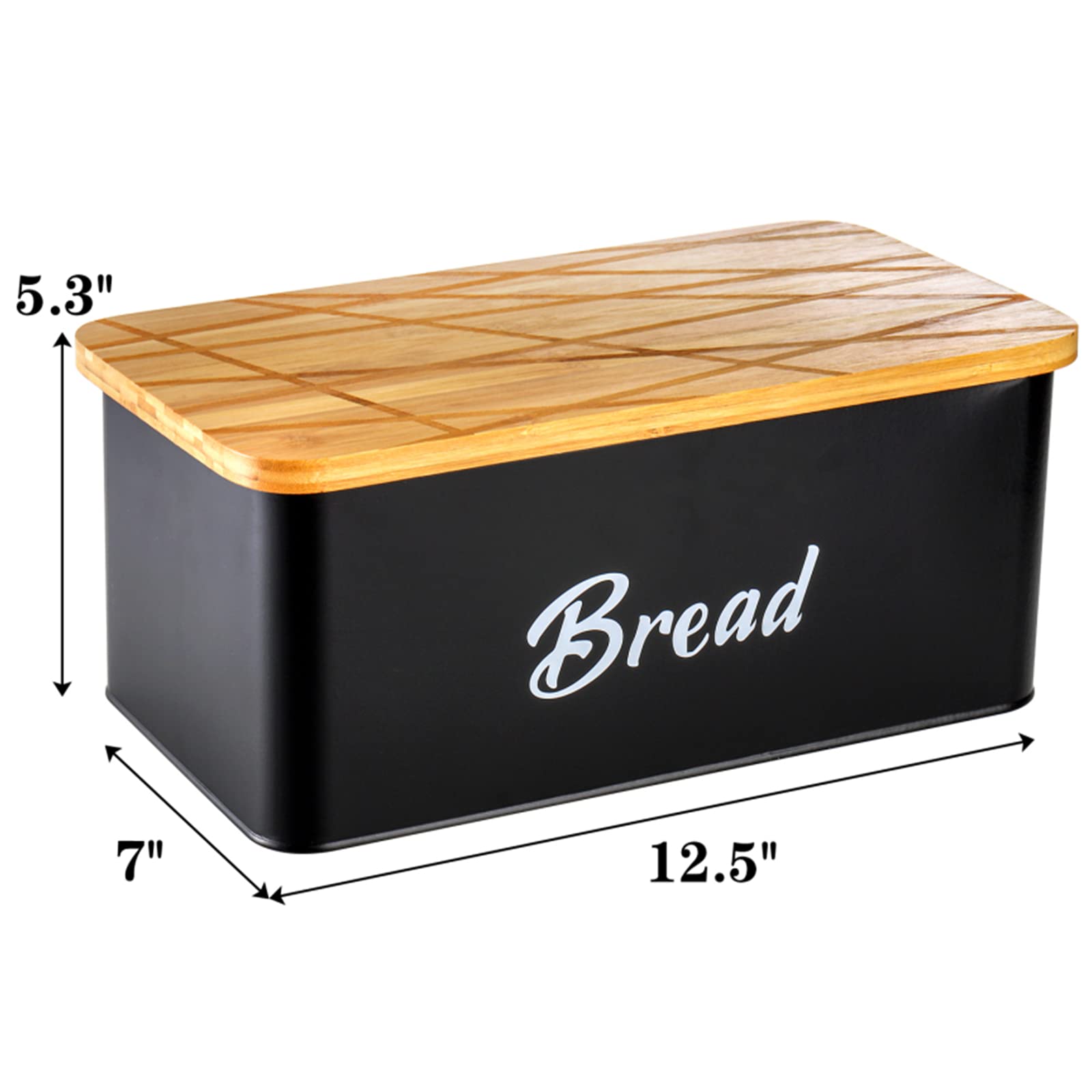 Lyellfe panera negra con diseno cruzado para cocina contemporanea.