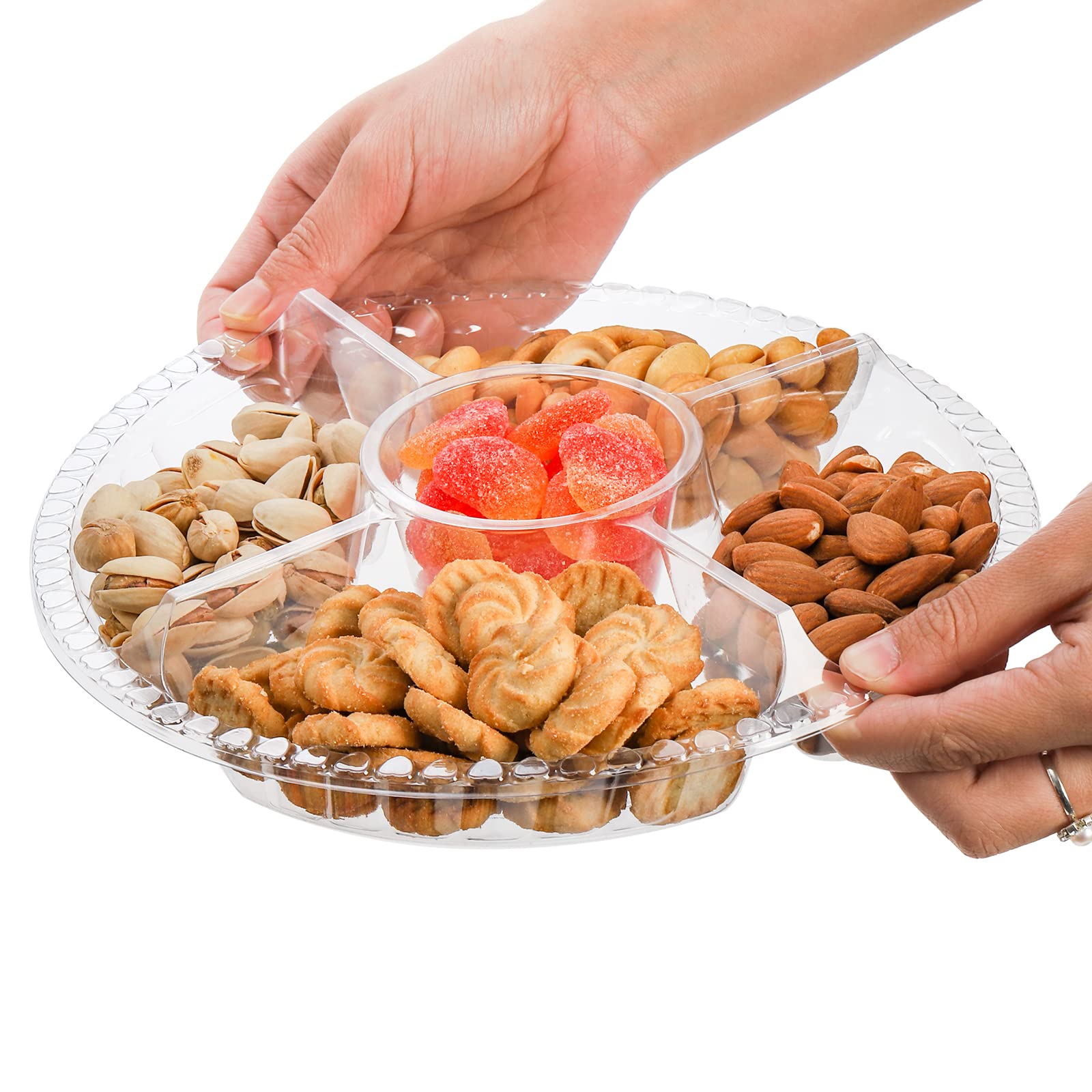 Lyellfe tapa con cierre seguro mantiene la comida protegida durante el transporte