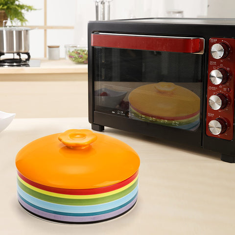 Lyellfe usos múltiples cerámico para tortillas y más con tapa