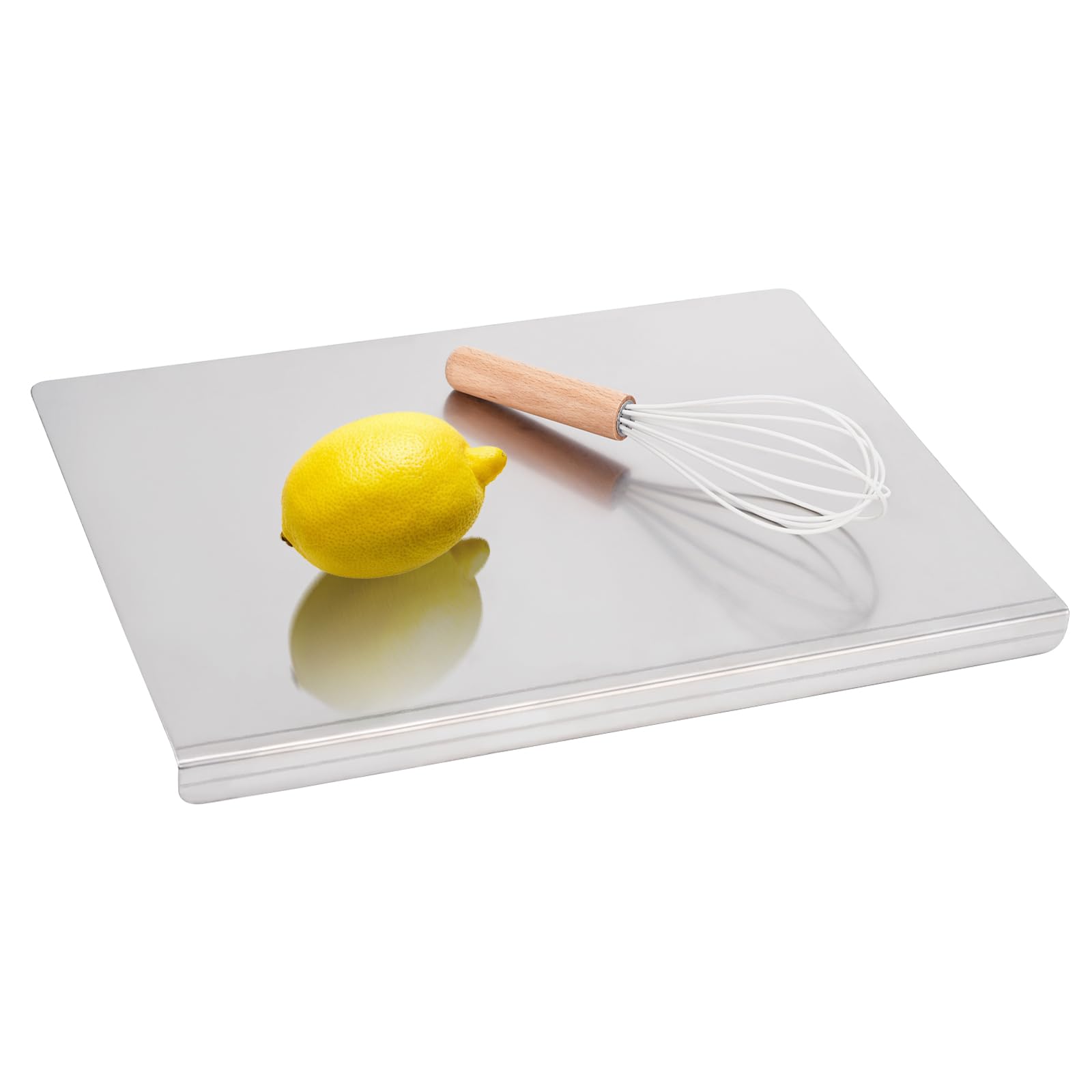Tabla LYHLYA para cortar de acero inoxidable grande, ideal para carnes y verduras.