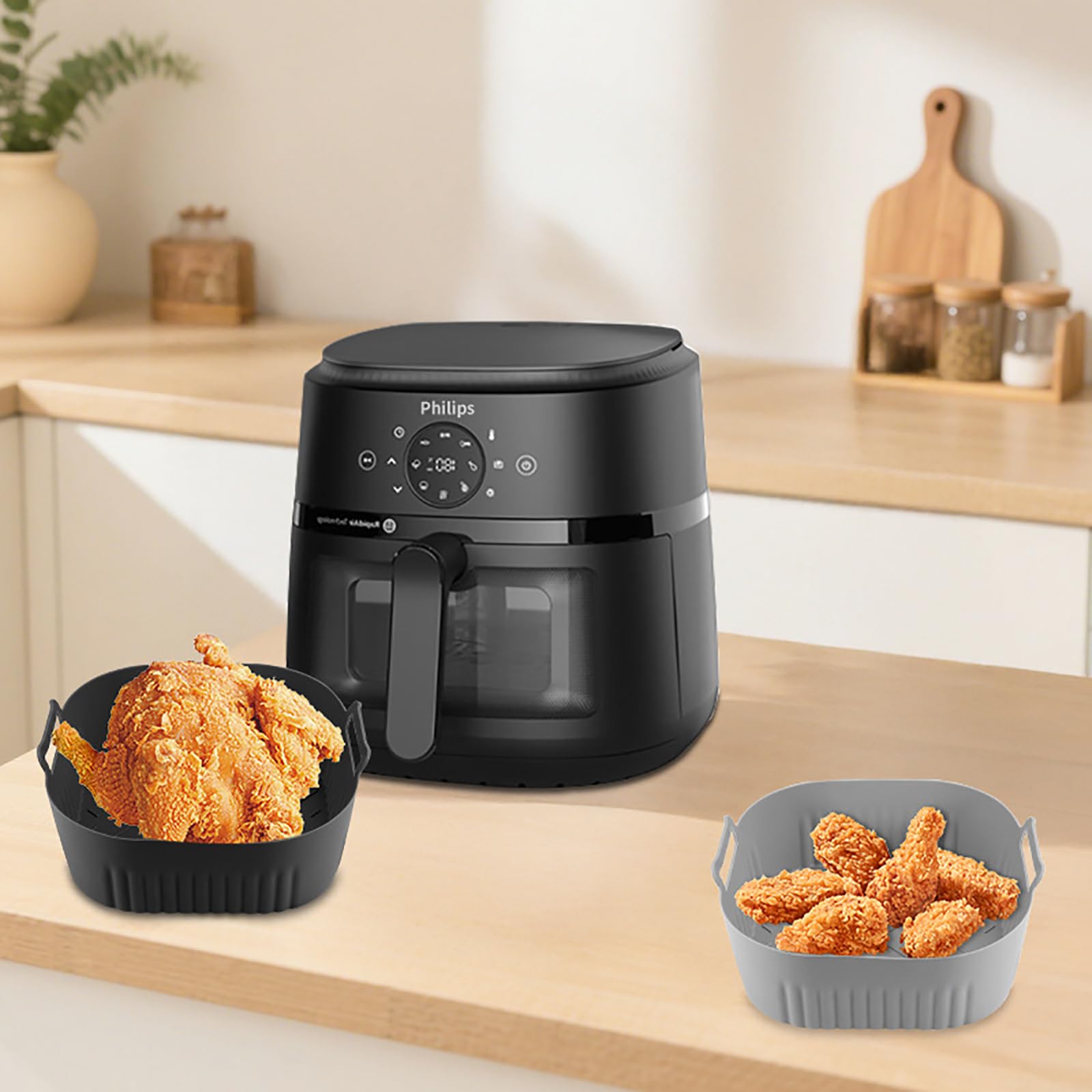 Apto para microondas, horno y vaporera en la cocina