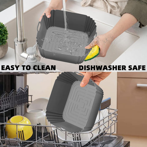 LYHOLKEER liner silicona con manijas térmicas para agarre seguro.