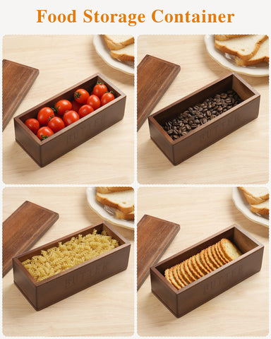 Almacenamiento versáltil para especias o chocolate con tapa.