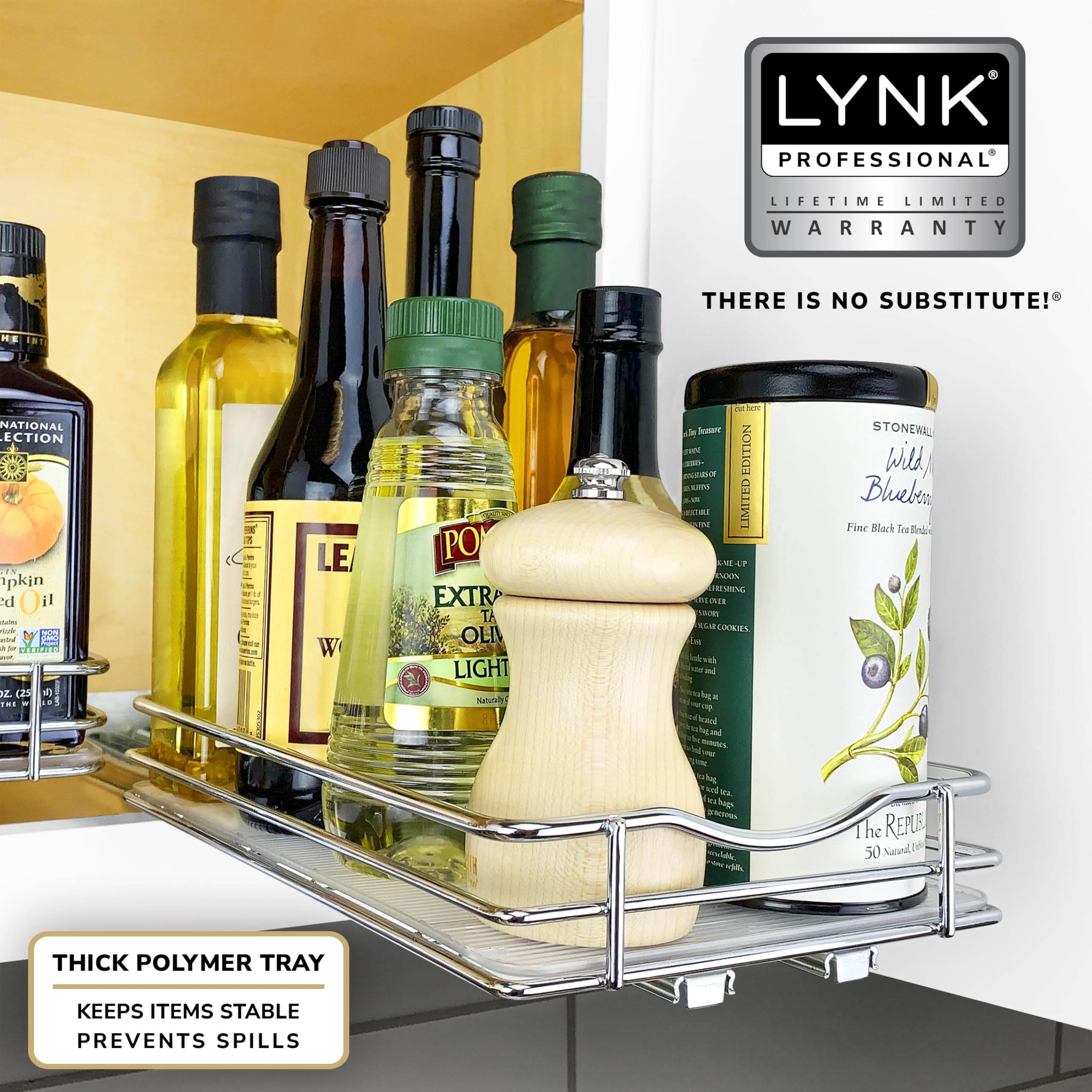 LYNK PROFESSIONAL diseño-ergonomico optimiza espacio vertical y acceso a frascos