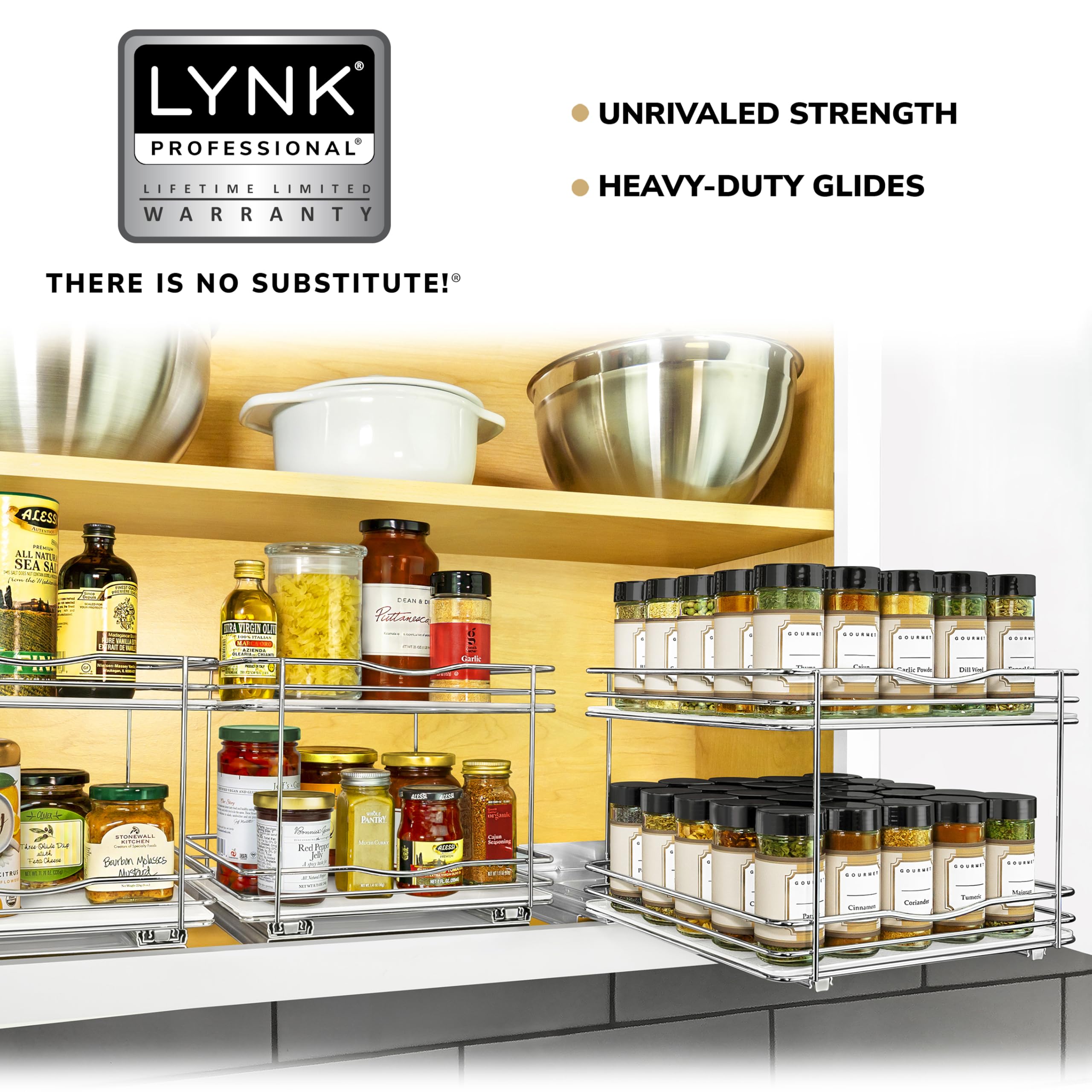 Lynk Professional Organización Vertical para Botellas y Frascos