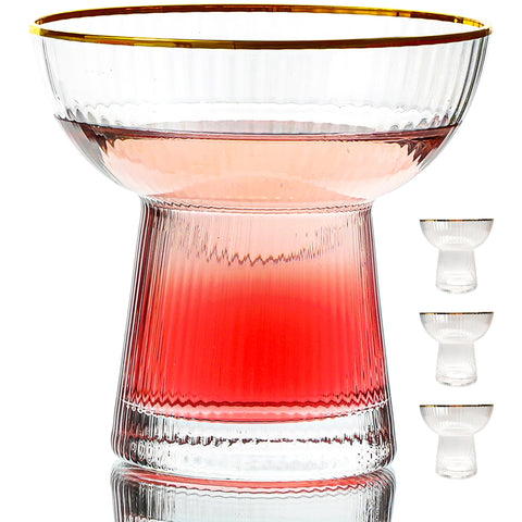 Lysenn copas margarita sin tallo con rayas verticales para agarre comodo.