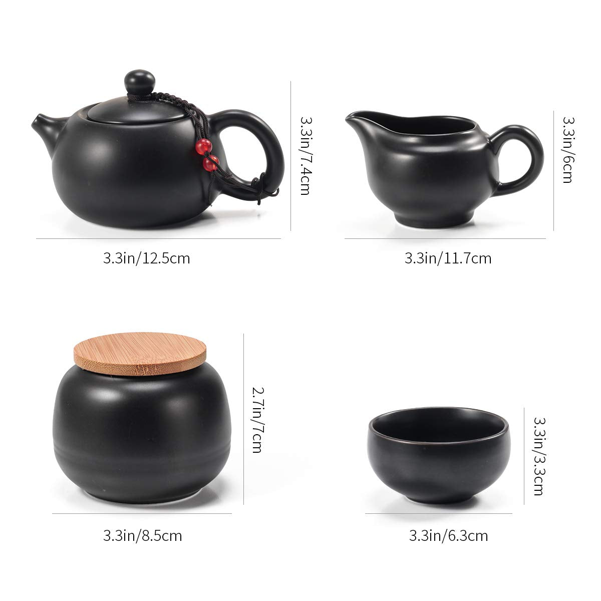 Lyty uso portátil para té negro, ideal en exteriores.