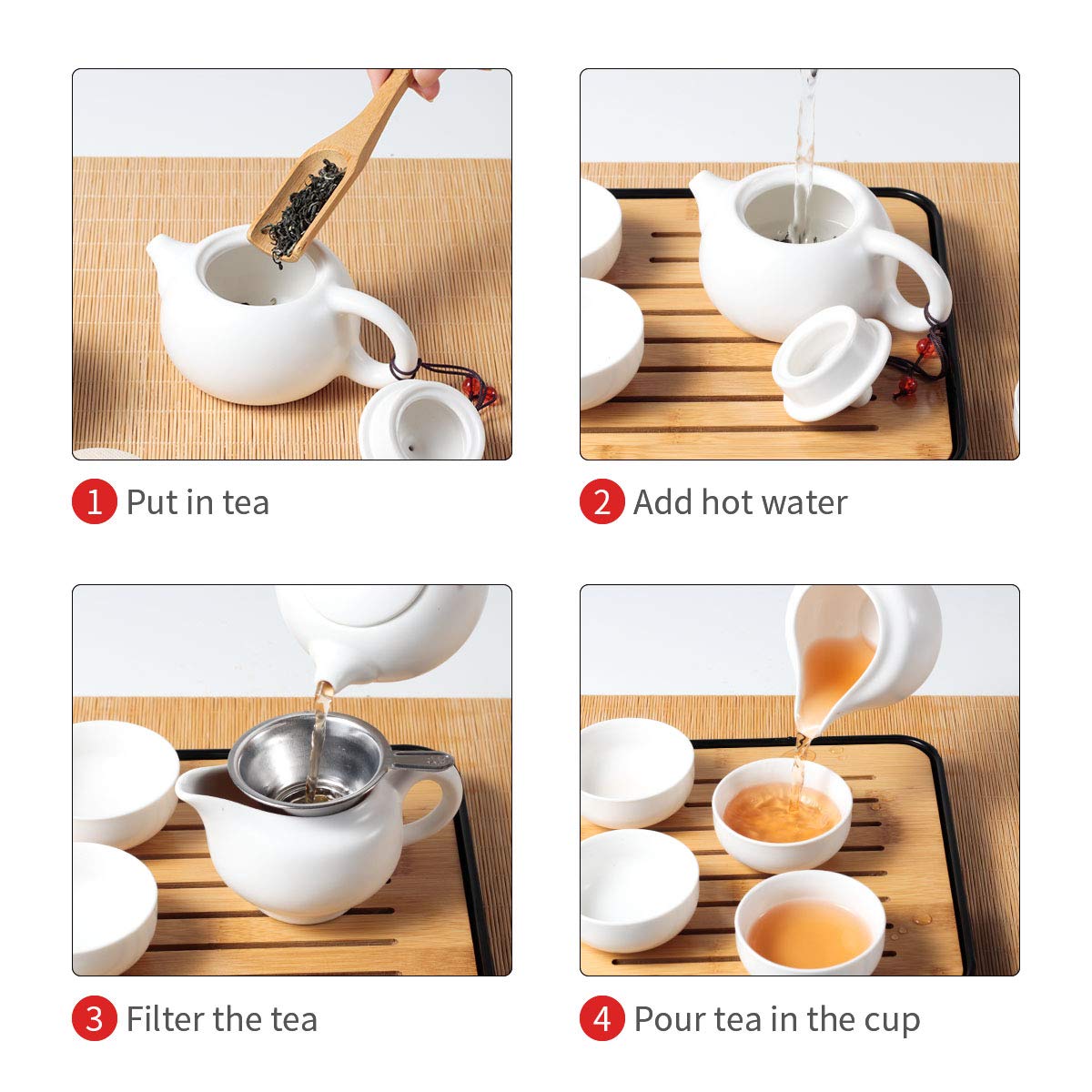 Lyty infusor de cerámica, infusionado suave para aroma pleno