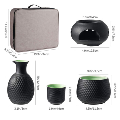 Lyty-tazas-sake-ceramicas-25ml: tazas de 25 ml para porciones concentradas.