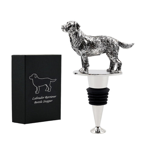 Tapón Labrador de LYWUU para conservar el vino con estilo y seguridad.
