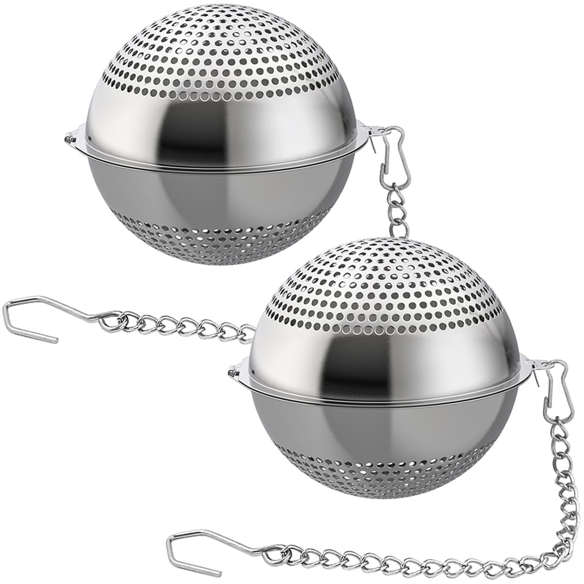 Lyxa SR bola infusora de té de 2-1 pulgadas para hojas sueltas.
