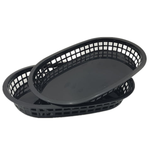 Canastas para perros calientes y hamburguesas LyyGuanYoo, negro