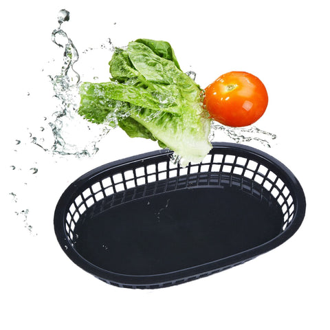 Canastas para papas fritas LyyGuanYoo, negro, servicio rápido
