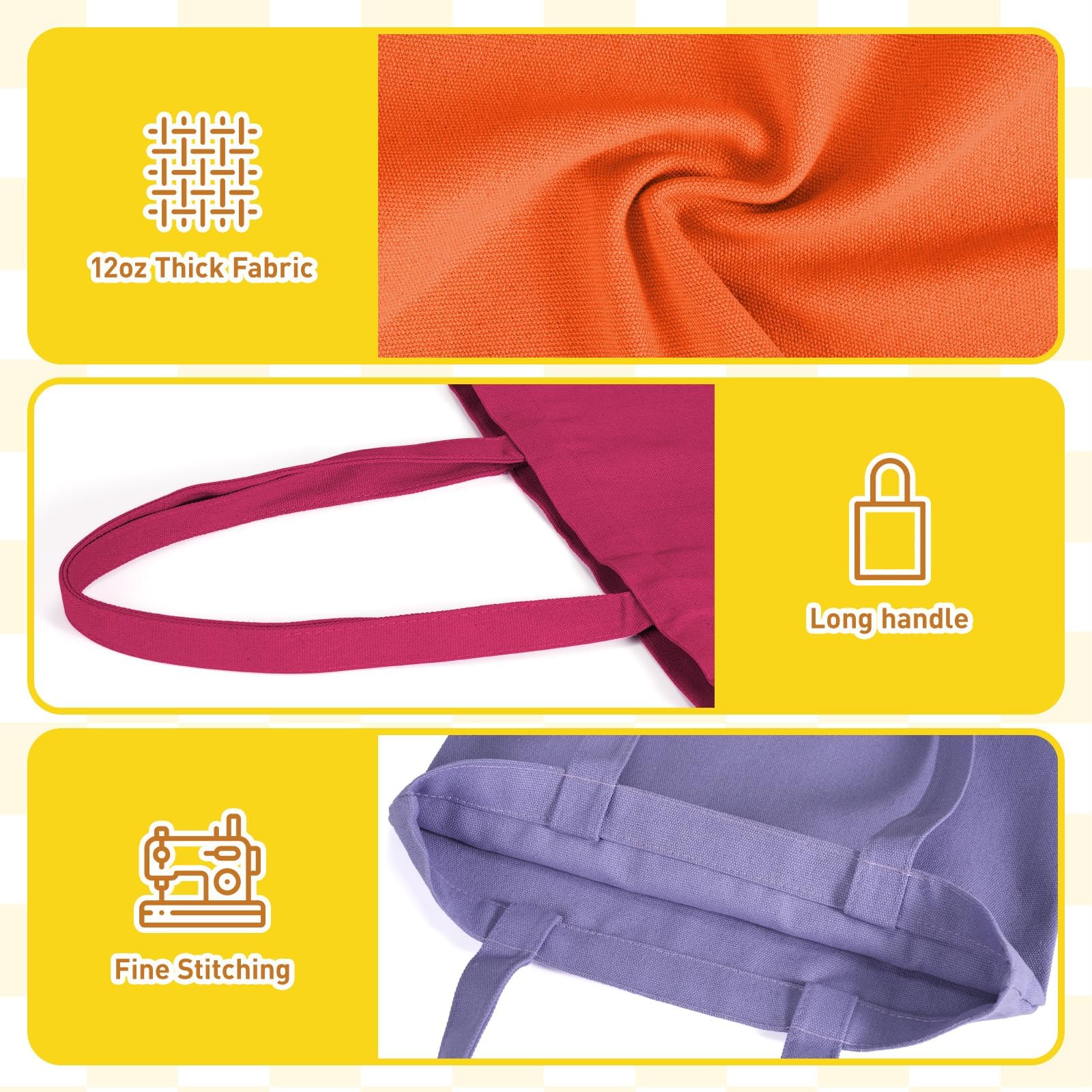 Tote de lona Lzerking para proyectos de personalización, ideal para pintura y vinilo.