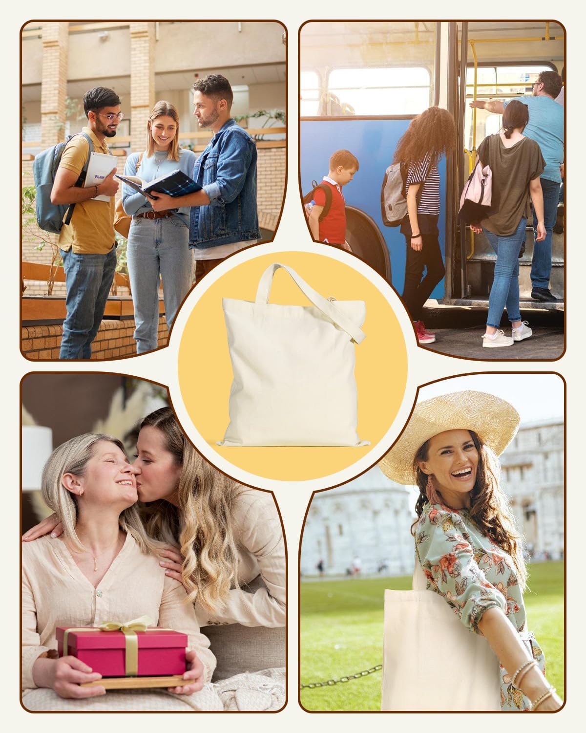 Lzerking bolsa tote lona lavable a máquina, mantiene color y forma tras lavados.