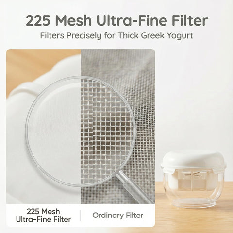 LZLOOK recipiente doble 2 QT ideal para almacenar y servir yogur griego en frío