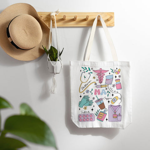 Asas de hombro de 22 cm en la bolsa tote LZYRF, cómoda.